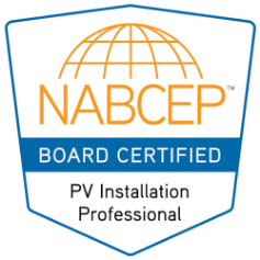 NABCEP Board Certified PV Installation Professional Badge