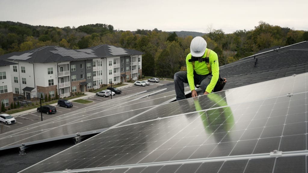 Website- Careers at Chroma bkgrnd pic Jessica Salvo Chroma Energy Group Solar Installation